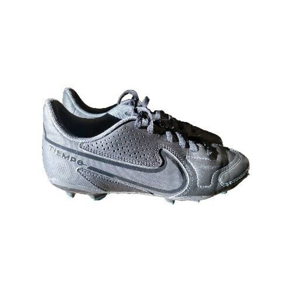 Nike Boys Jr Tiempo Legend 9 Club FG/MG DA1331-001 Black Soccer Cleats Size 5Y